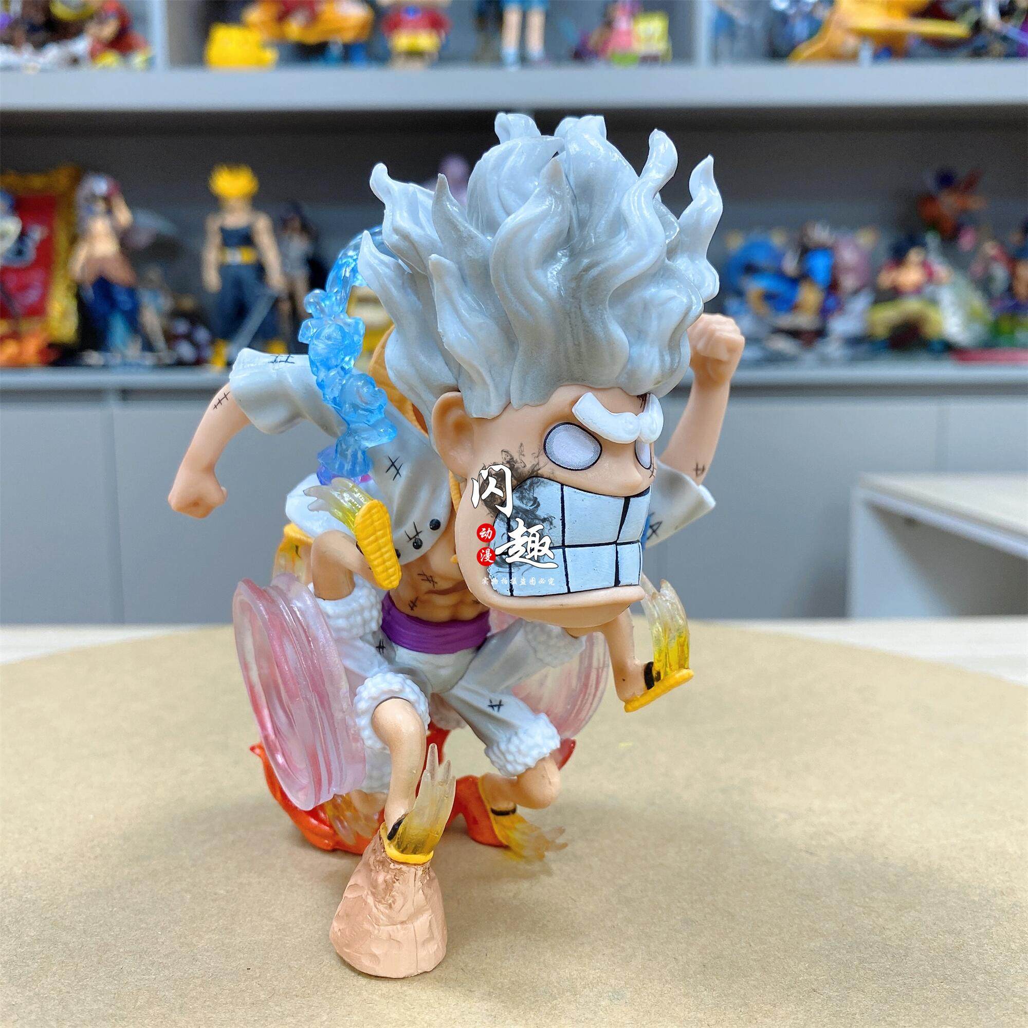 国产优质 q版 风火轮尼卡五档 路飞 人人果实 幻兽种 手办模型