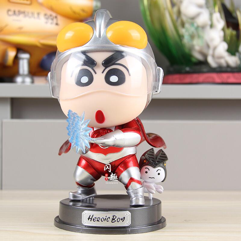 手办雕像蜡笔小新盒装礼物GK摆件