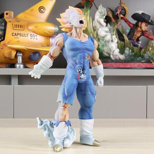 七龙珠 重涂 魔改 自爆 贝吉塔 战损 形态 手办 模型 摆件周边