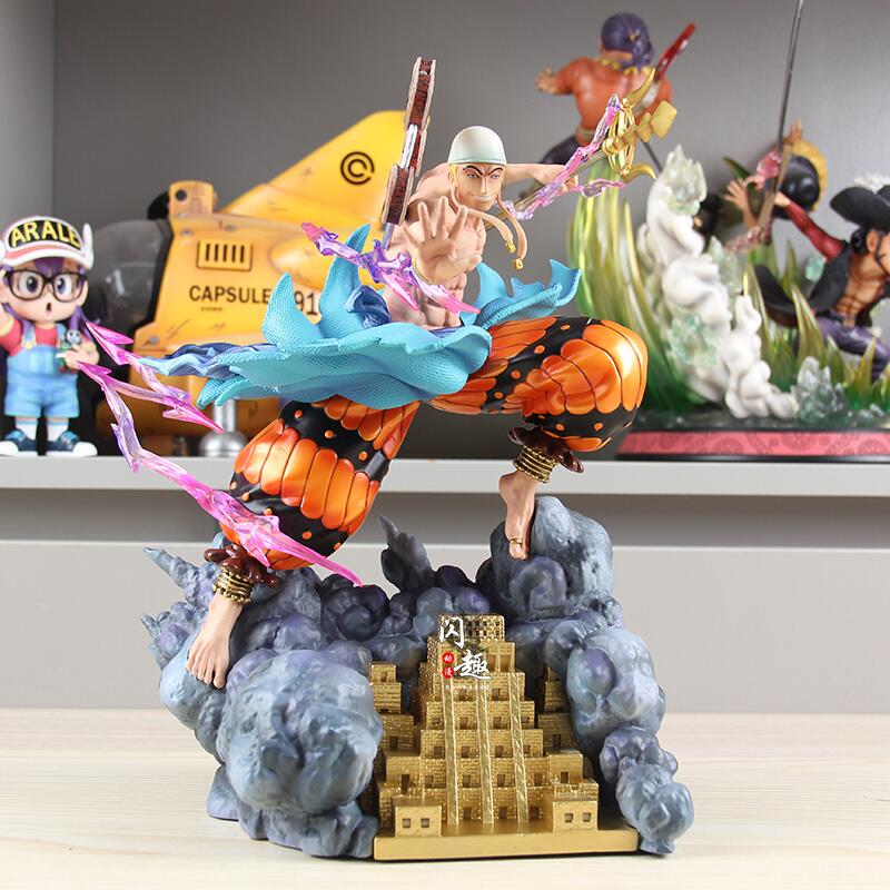 海贼雕像哥天绘雷神艾尼路手办动漫模型GK桌面摆件男生日礼物