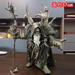 魔兽世界系列古尔丹梦境毁灭者兽人术士手办雕像模型摆件礼物