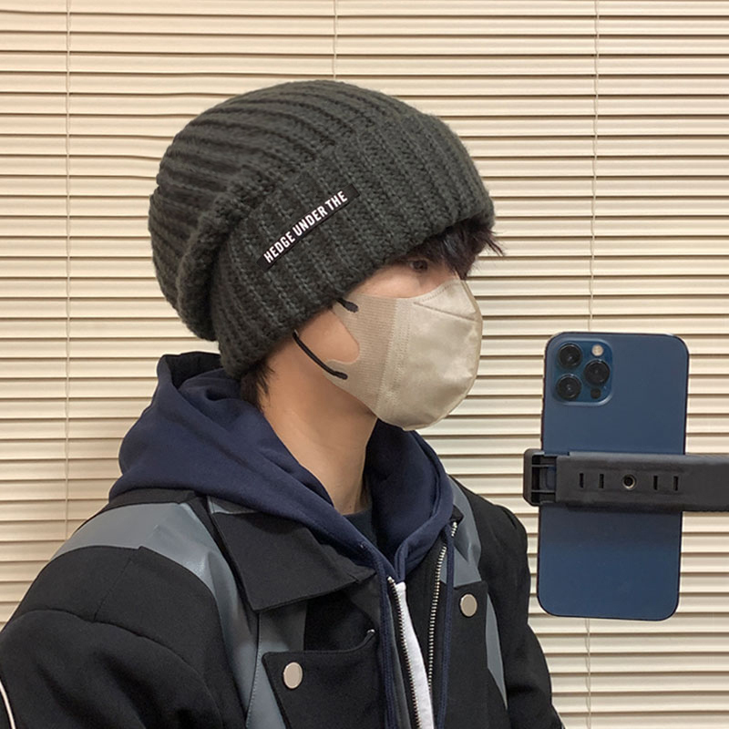 秋冬保暖毛线帽子冷帽大头围舒适