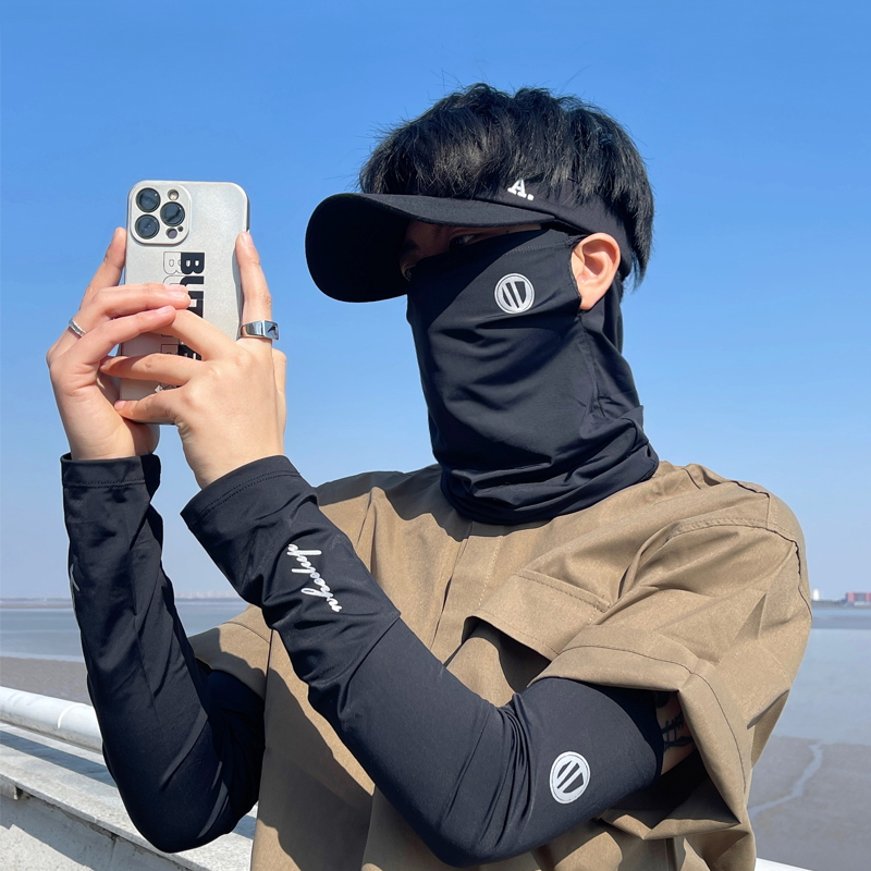 户外防晒面罩面纱口罩骑行