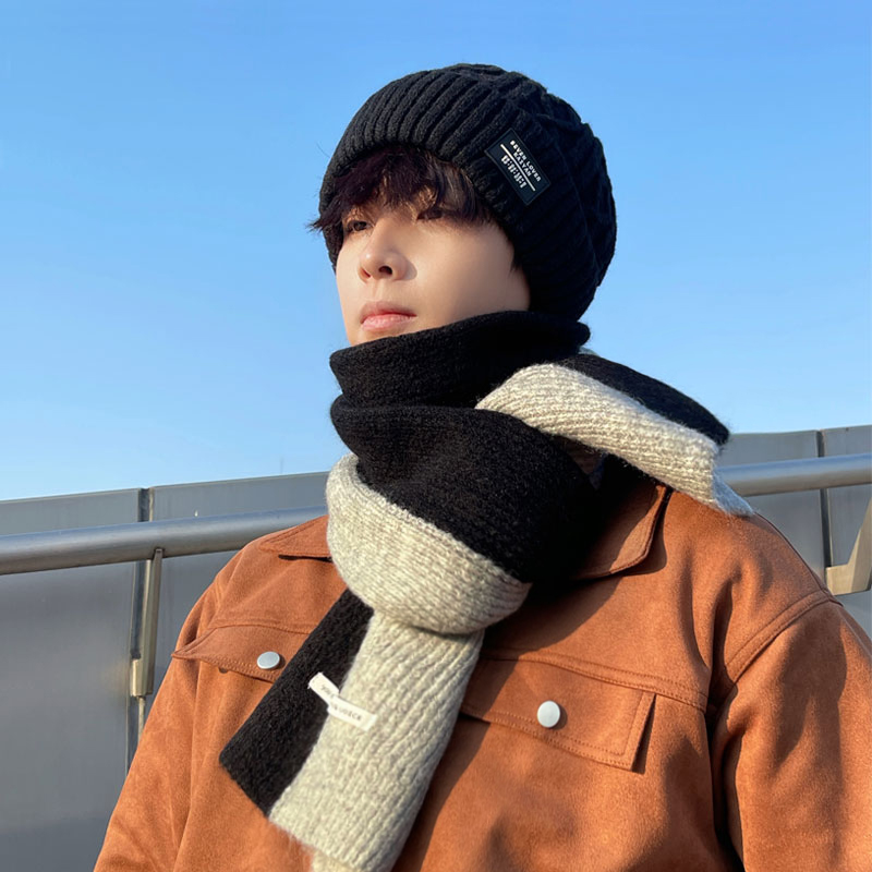 秋冬保暖护脖毛线围巾围脖