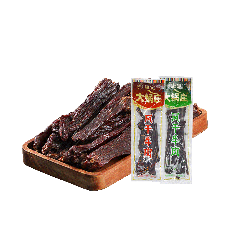 包邮四川高原康定特产大锅庄散装独立小包装风干牛肉干五香香辣味