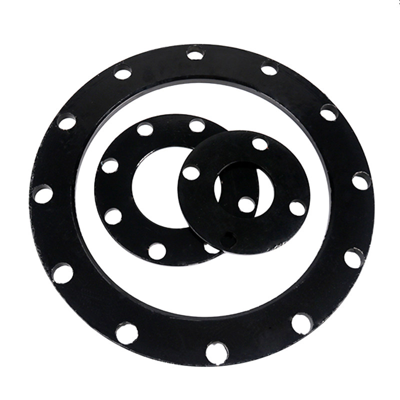 pe法兰片喷塑防腐 75 90 110 160 200 315pe法兰头对接铁片法兰盘