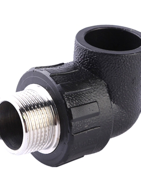 PE外丝弯头外牙弯20 25 32 40 50 63pe给水管件接头弯头pe管外丝