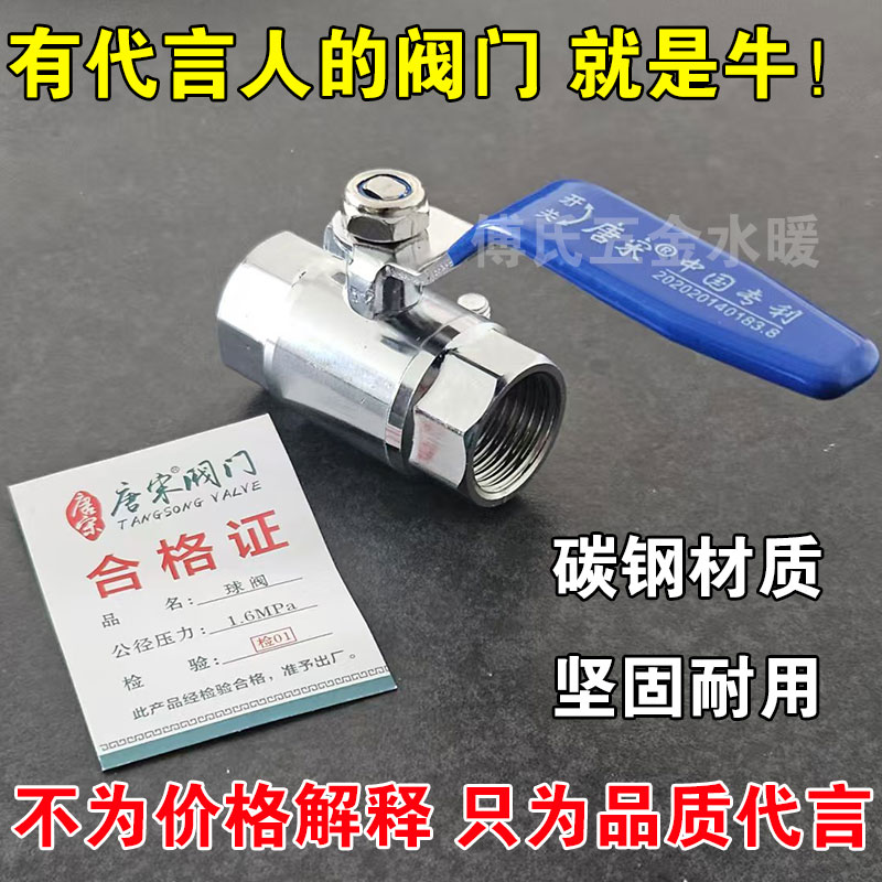 碳钢球阀4分6分1寸内丝防冻耐压