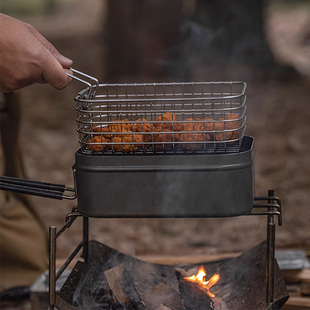 柯曼BC野餐碟实木菜板两用饭盒煎炸煮搭档户外露营轻量装备