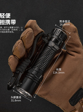 NITECORE奈特科尔手电筒EDC33强光户外照明迷你充电远射手电EDC35