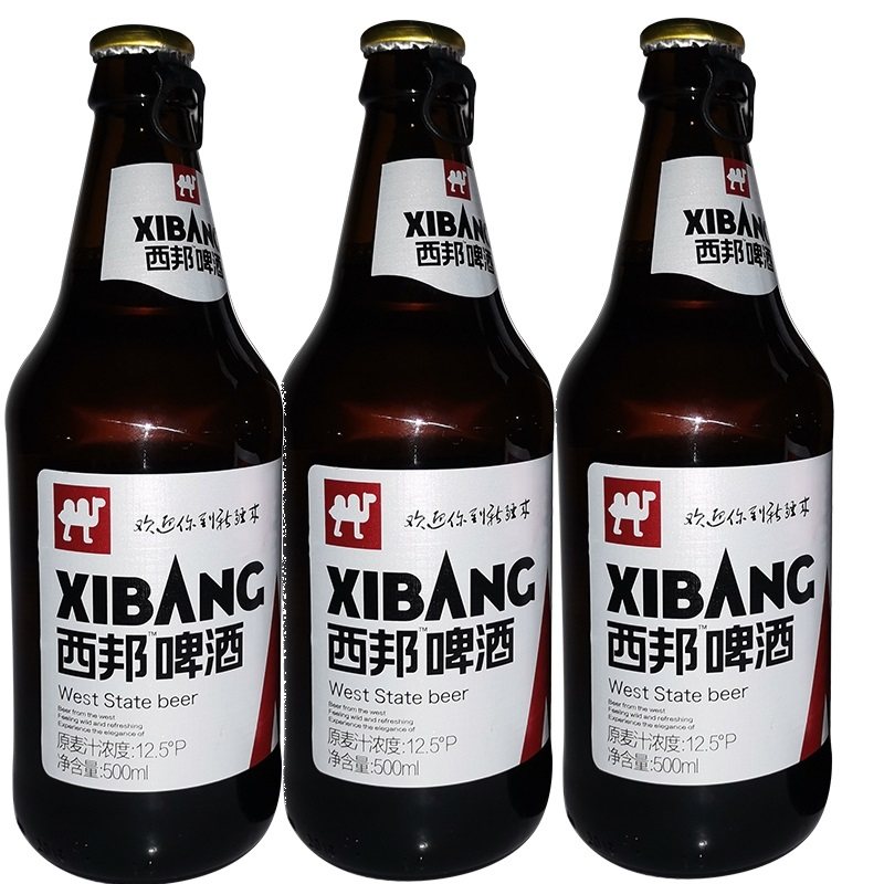 新疆西邦啤酒瓶装口感浓郁高麦芽酒精浓度国产精酿原装阿娜尔汗