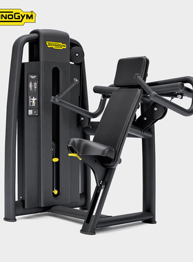 Technogym泰诺健坐式推肩训练器可调阻力专业健身房力量设备 进口