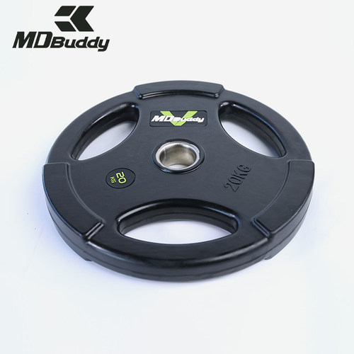 MDBuddy三孔手抓铸铁杠铃片