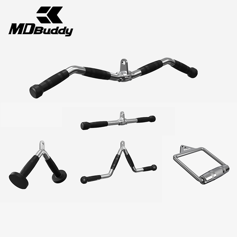 健身把手V型划船低握把下拉杆