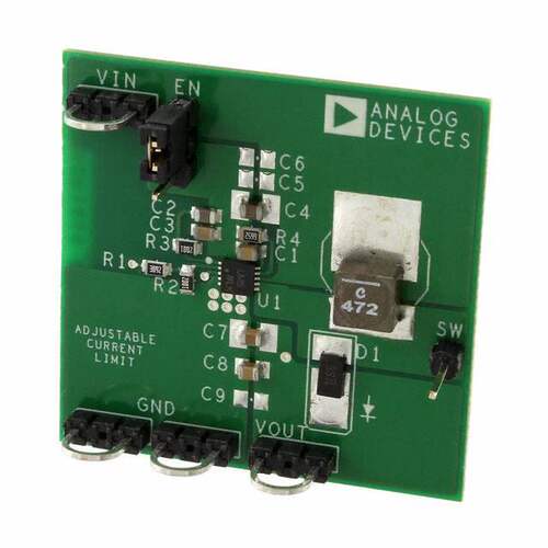 ADP1614-650-EVALZ 开发板 《 BOARD EVAL ADP1614 650KHZ    》