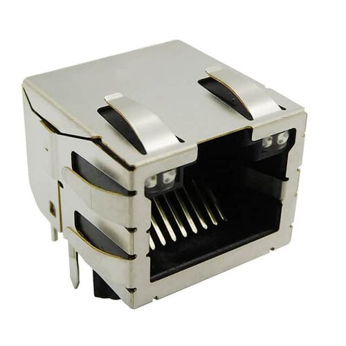 SS-60300-101 连接器 《 MOD JACK HRZ 10G GRND W/LEDS    》