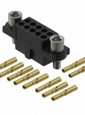 M80-4811005 连接器 《 CONN RCPT 10POS CRIMP 24-28AWG    》