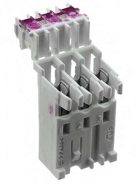 1-282003-6 连接器 《 CONN PLUG 3POS IDC TIN    》