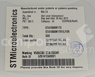 STA1060N1TX 芯片 《 IC DSP/MCU INFOTAINMENT    》