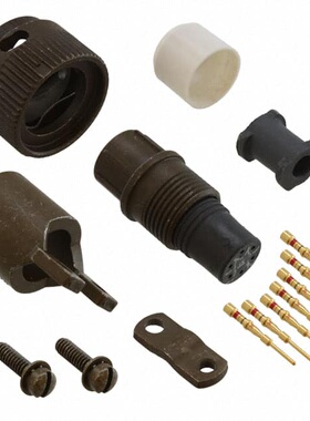 KPSE06F106P 连接器 《 CONN PLUG MALE 6POS GOLD CRIMP    》