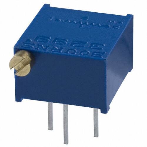 3299P-1-500 电位计 《 TRIMMER 50 OHM 0.5W PC PIN SIDE    》