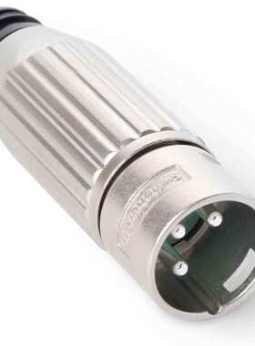 AAA4FPZH 连接器 《 CONN PLUG FMALE XLR 4P SLDR CUP    》
