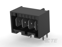 521384-4 连接器 《 CONN HDR FASTON 0.250 4POS R/A    》