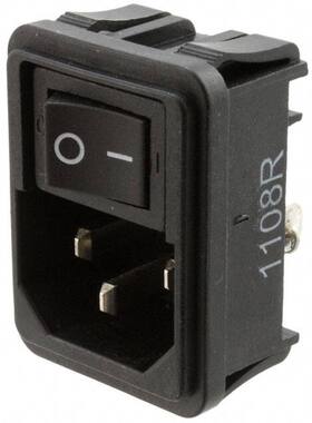 1-1609112-3 连接器 《 PWR ENT MOD RCPT IEC320-C14 PNL    》