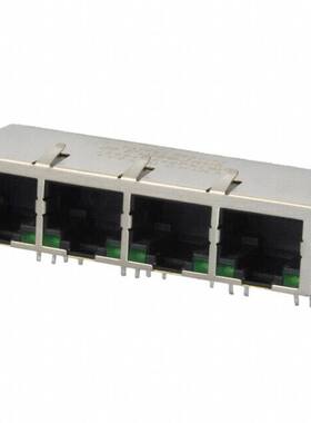 J8064D649PNL 连接器 《 CONN JACK 4PORT 100 BASE-TX PCB    》