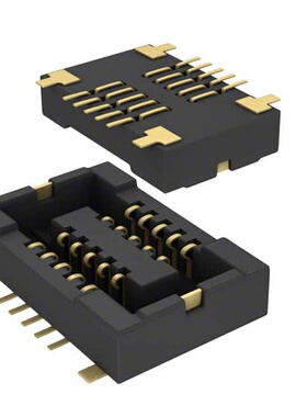 AXT510124 连接器 《 CONN SOCKET 10POS SMD GOLD    》