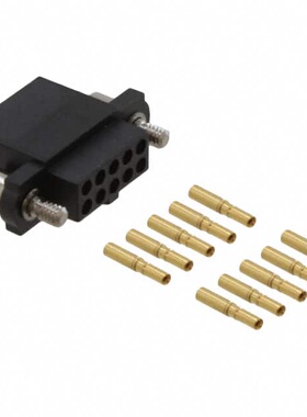 M80-4861005 连接器 《 CONN RCPT 10POS CRIMP 24-28AWG    》