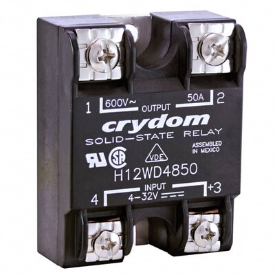 H12WD48125 继电器 《 SSR RELAY SPST-NO 125A 48-660V    》