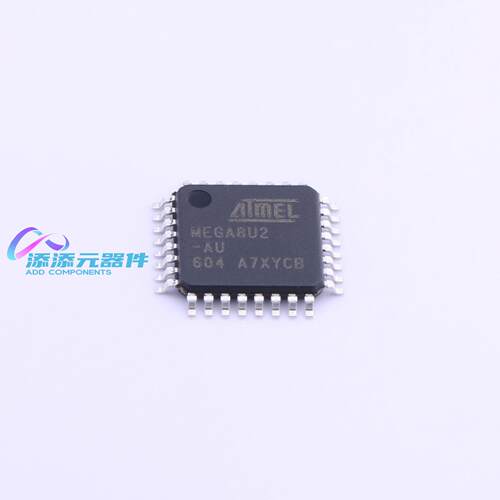 ATMEGA8U2-AUR 芯片 《 IC MCU 8BIT 8KB FLASH 32TQFP    》