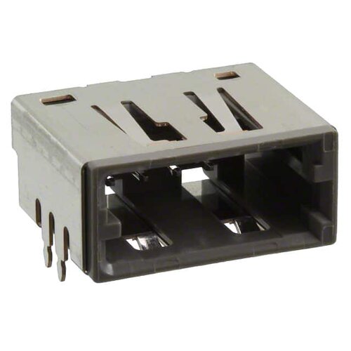 GT17H-4P-2H 连接器 《 CONN AUTO LAN PLUG 4P SLD RA SMD    》