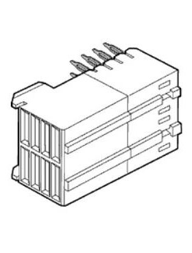 89039-101LF 连接器 《 CONN RCPT BLADE PWR 8POS EDGE MT    》