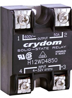 H12WD4850PG 继电器 《 SSR RELAY SPST-NO 50A 48-660V    》