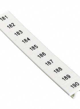 1050017:0181 连接器 《 ZACK STRIP 10-SECTION WHITE    》