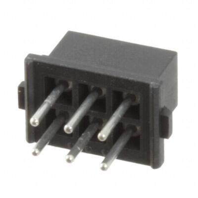 M80-8500642 连接器 《 CONN RCPT 6POS 0.079 GOLD PCB    》