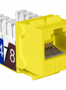 NKJ-6505 连接器 《 CAT6 SLIMSTYLE 90 DEGREE KEYSTON    》