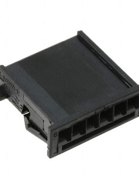1-1241370-3 连接器 《 CONN SOCKET HSG 6POS 2.54MM    》