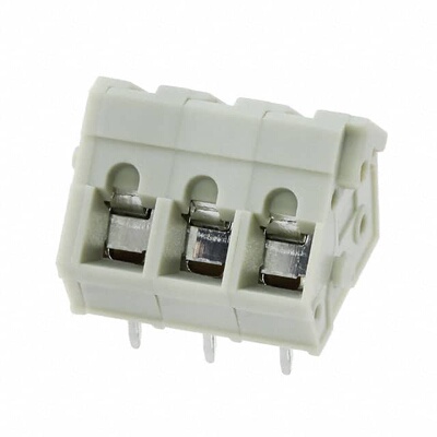2834078-2 连接器 《 TERM BLOCK 3POS 45DEG 5MM PCB    》