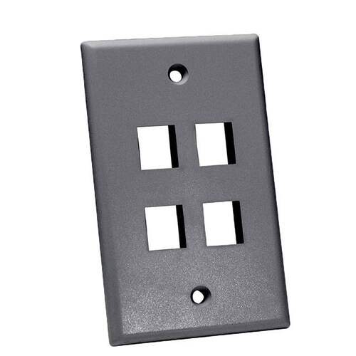 NFP-1040 连接器 《 KEYSTONE WALL PLATE SINGLEGANG    》