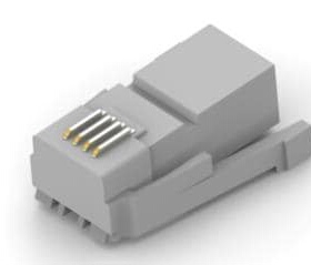 4-520424-1 连接器 《 CONN PLUG 4POS SDL 24-26AWG RND    》