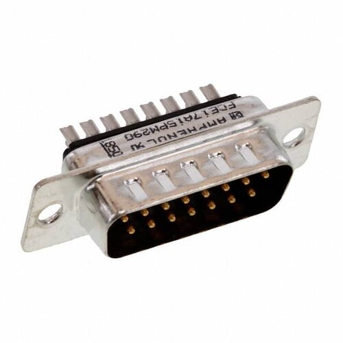 FCE17A15PM290 连接器 《 CONN D-SUB PLUG 15P SLDR CUP    》