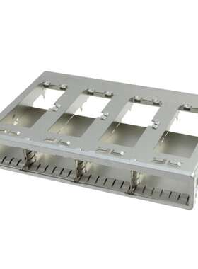 2007667-1 连接器 《 CONN QSFP+ CAGE 1X4 PRESSFIT R/A    》