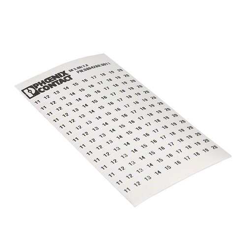 0804280:0011 连接器 《 ADHESIVE MARKER CARD 11-20    》