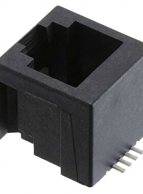 1-338086-4 连接器 《 CONN MOD JACK 6P4C VERT UNSHLD    》