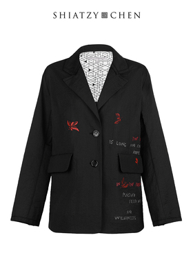 SHIATZY CHEN/夏姿·陈新中式手绘工艺廓形外套116686