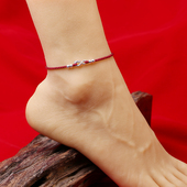 2024年本命年红绳属龙脚绳手链女龙绳生肖银龙配饰编织红绳子礼物