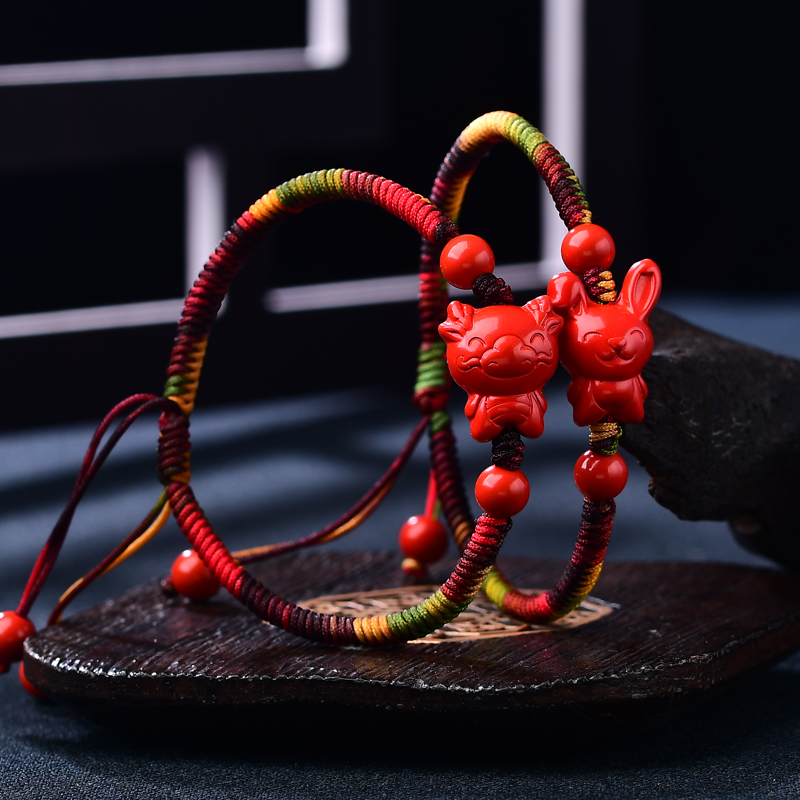 真安顺男女通用天然朱砂原创民族